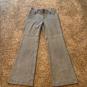 The Gap size 4 gray trousers w/button detail